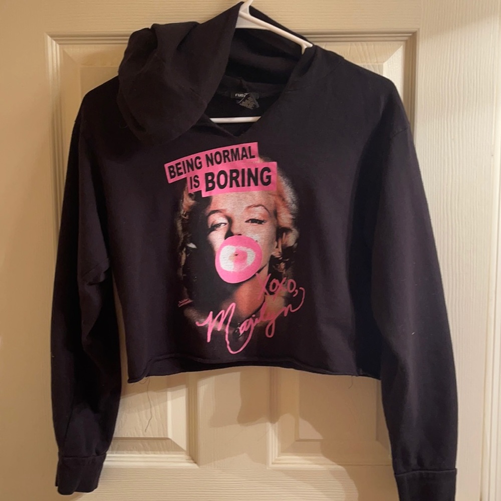 Crop top hoodie